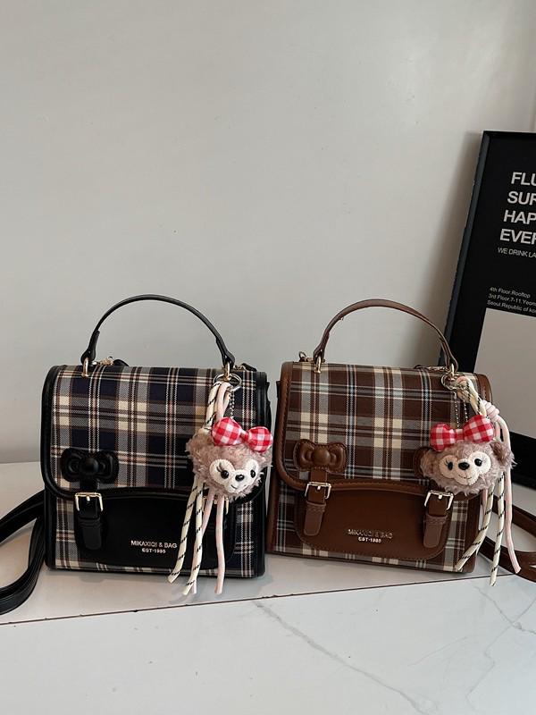 Retro Women's Lightweight Versatile Backpack & Crossbody In Cute College Style for Travel & Casual Use