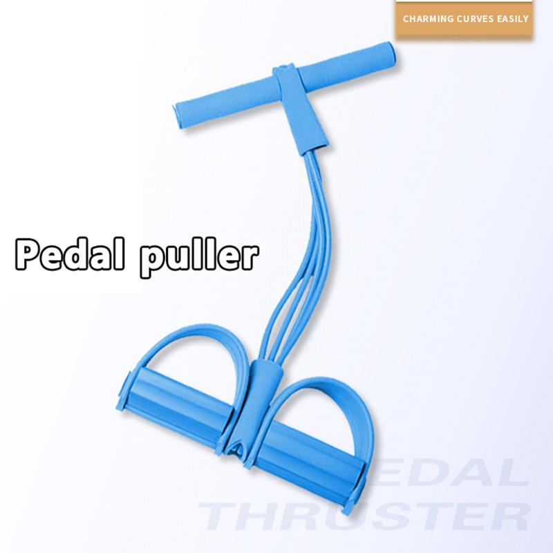 Steigbügel-Zuggerät Elevation Hochelastisches TPE Sit-Up-Hilfen Fitness Yoga Vier Röhren Steigbügel Spannseil