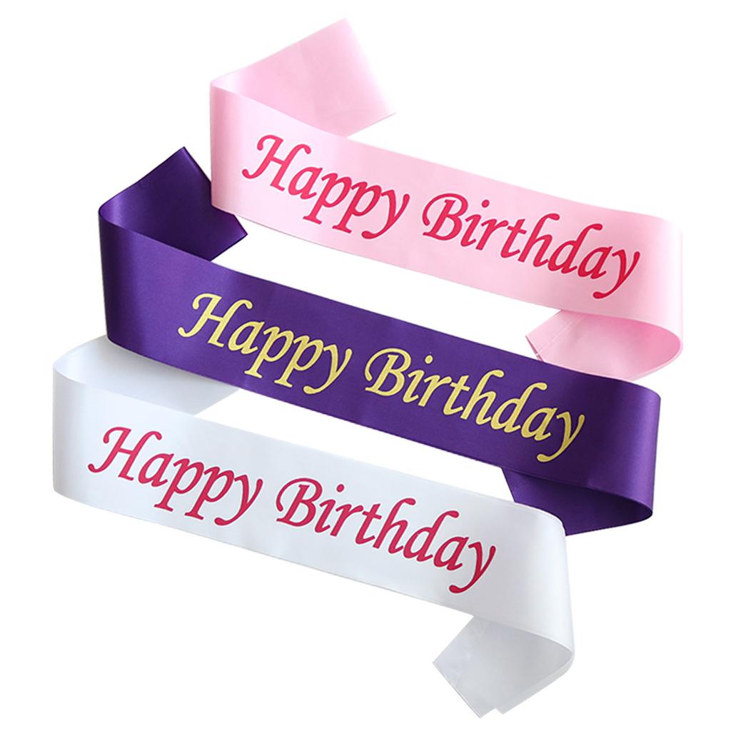 Alles Gute zum Geburtstag Etikette Gürtel Kindergeburtstag Party Party Schultergurt Band Individualisierung