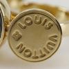 LOUIS VUITTON Over the Rainbow Ring M65256 Sparkling Double Finger Twist band gray Plated Gold #7.0(US Size) 31.9g Women Used