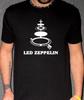 Led Zeppelin Kornkreise T-Shirt – Klassisches Rock Retro Band T-Shirt