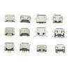 240 Peças / Pacote 24 Modelos Conector Soquete Jack Micro USB Sortido Pacote Misto