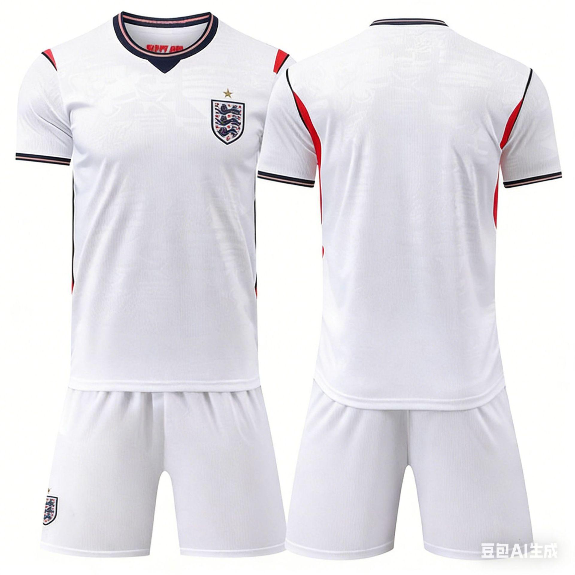 World Cup England Home Football Jersey Short Sleeves, Jersey Summer 16
