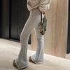 Slim Low Waist Casual Sweatpants For Women Solid Simple Basic Flared Pants Sports Jogging Trousers