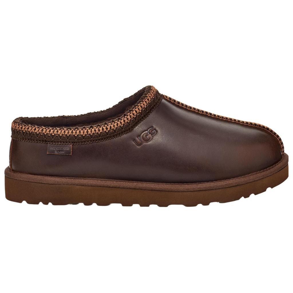 UGG Tasman Leather Regenerate Slipper Ironwood Men Sneakers Brown 1163890-IWD