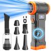 Portable Handheld Turbo Blower Vacuum Combo With 4-Speed Brushless Motor 4000mAh Battery Quiet 36dB Operation