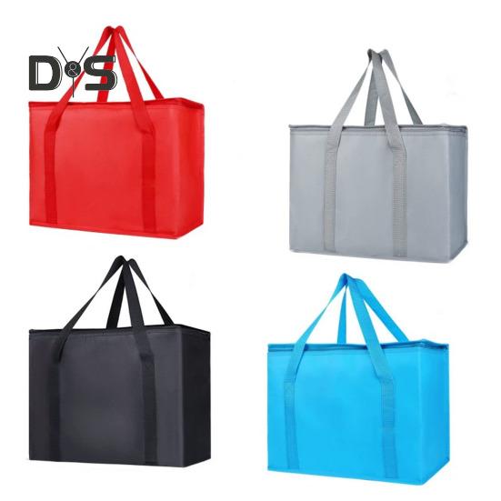 Yalıtımlı Termal Tote Çanta 35L Büyük Kapasiteli Soğutucu Tote Fermuarlı Açıklık Geniş Askılı Gıda Saklama Çantası Plaj Balıkçılık Yürüyüş İçin