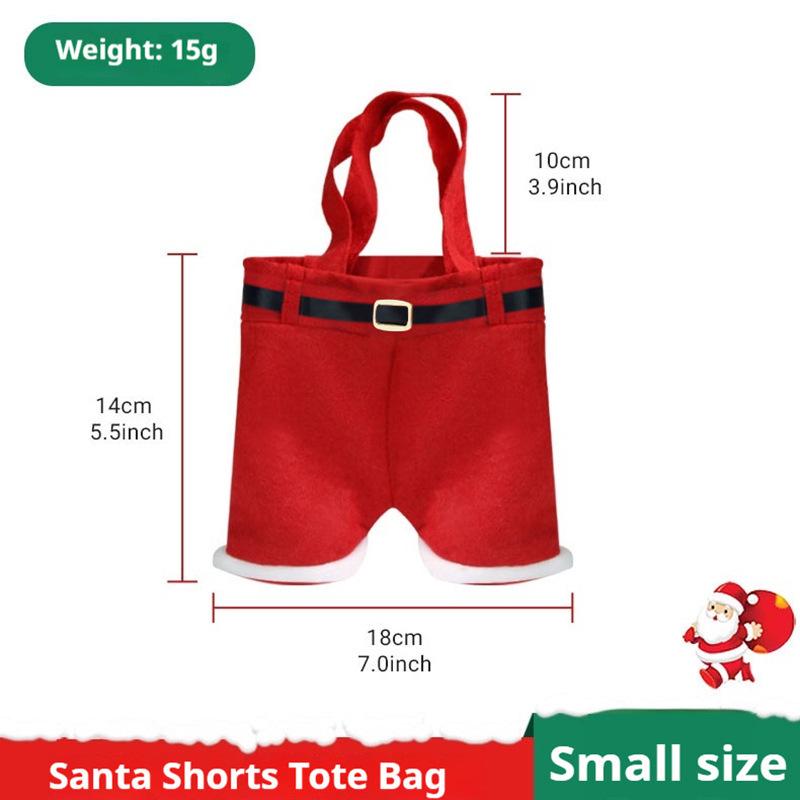 Christmas Pants Candy & Wine Tote Bag - Festive Gift Bag