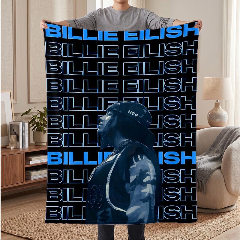 Billie Eilish Soft Warm Flannel Blankets Comfortable Blanket for Home Decoration Gifting