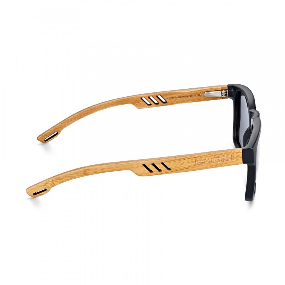 Earth Wood Haven Polarized Sunglasses Bamboo Orange