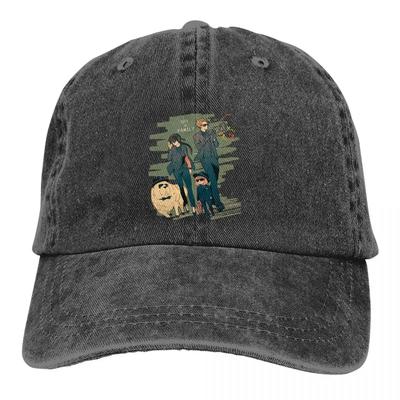 Washed Men's Baseball Cap Anya Bond Trucker Snapback Cowboy Caps Dad Hat Anime Golf Hats