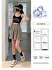 Women's Retro High-Waist A-Line Autumn Shorts 2024 – Casual, Loose, Wide-Leg Mid-Length.