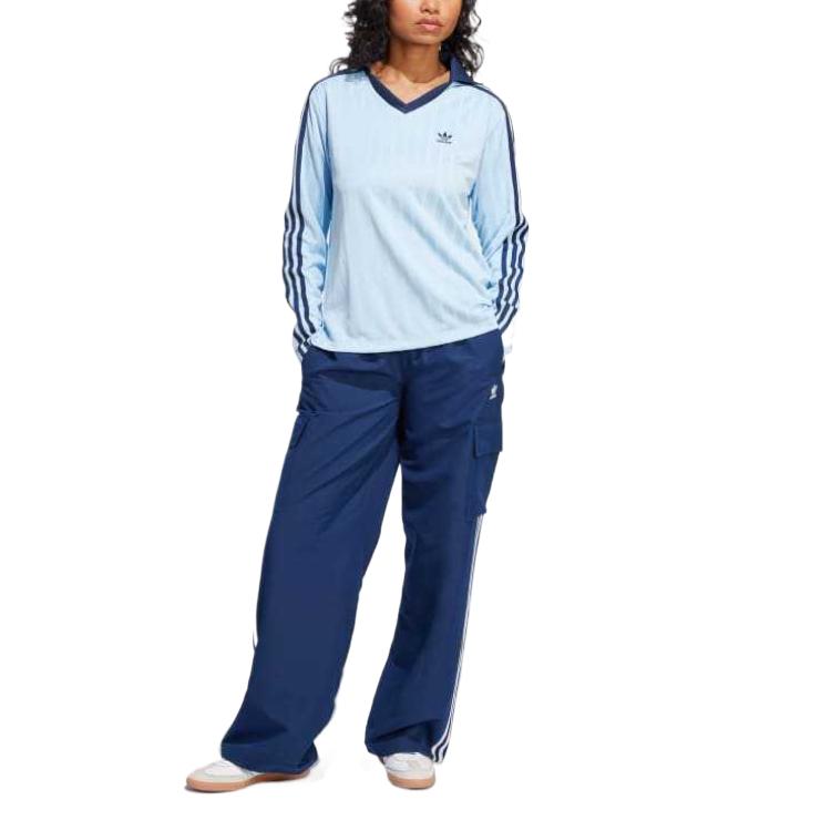 adidas Originals ADICOLOR Polo Shirt Women's Sky Blue JD2604