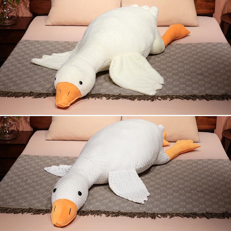 Plush Big White Goose Sleeping Pillow - Duck Toy Doll Birthday Gift