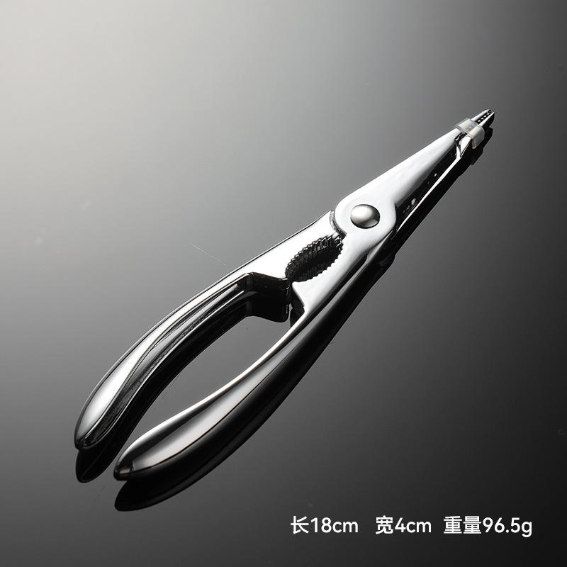 304 Edelstahl Krabben-Essset, tragbares Geschirr, Geschenkbox für Wollhandkrabben, Krabbenschere aus Zinklegierung, Krabbenpiekser