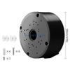 Protective Outdoor Camera Bracket Waterproof Junction Box for Security Camera, Easy Installation Surveillances Accessory