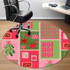 1 Stück Weihnachtsdekoration Stuhlteppich für Büro, rutschfest, maschinenwaschbarer Teppich für Büro, Raum-Urlaubsdekoration für Weihnachten, Geburtstag Polyester