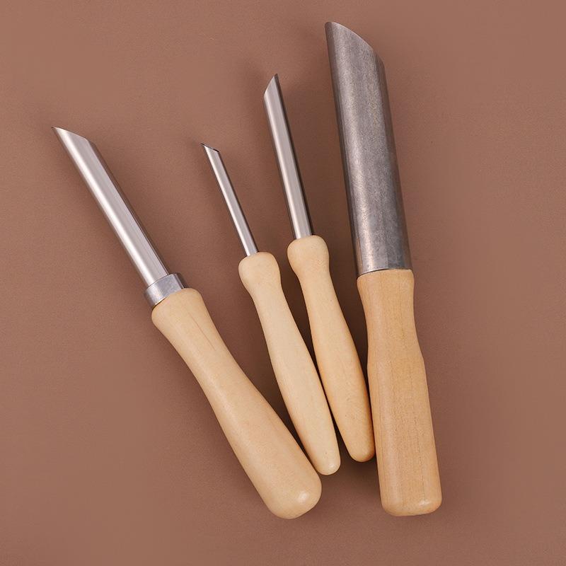 4 Stück/Set Edelstahl Lochstanzer Schnitzen Skulptur Modellieren Töpferei Schneiden Stanzen Keramik Polymer Clay Werkzeuge