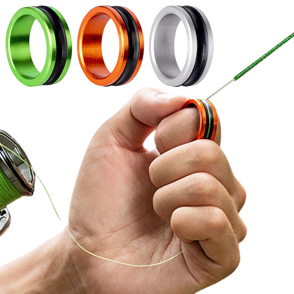 1/2pcs Portable Line Pull Loop Anti-Slip Alloy Cable Ring Fishing Lines Dragger Ring Fishing Tackle Accessories