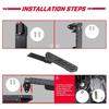 Driver Foot Rest Left Side Kick Panel For Jeep Gladiator JT Anti-Slip 2018- For Jeep Wrangler JL JLU 4XE