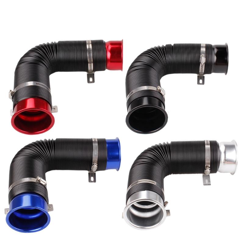 Filtre à air pour voiture, Kit de capteur de conduit d'air froid, Réglable 33,5-109 cm, Tube télescopique de ventilation