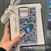 Luxury Diamond Mirror Mobile Phone Case Love Mirror Suitable for VIVOx90/x200 Mobile Phone Case S19 S20 Women