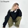 La Chapelle Women's Autumn Drop-Shoulder Round Neck Sweatshirt