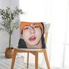 Kpop Style Boy Wonnie Pillow Cover Soft Cushion Cover Cute Funny Pillow Case For Office Car Home Decor