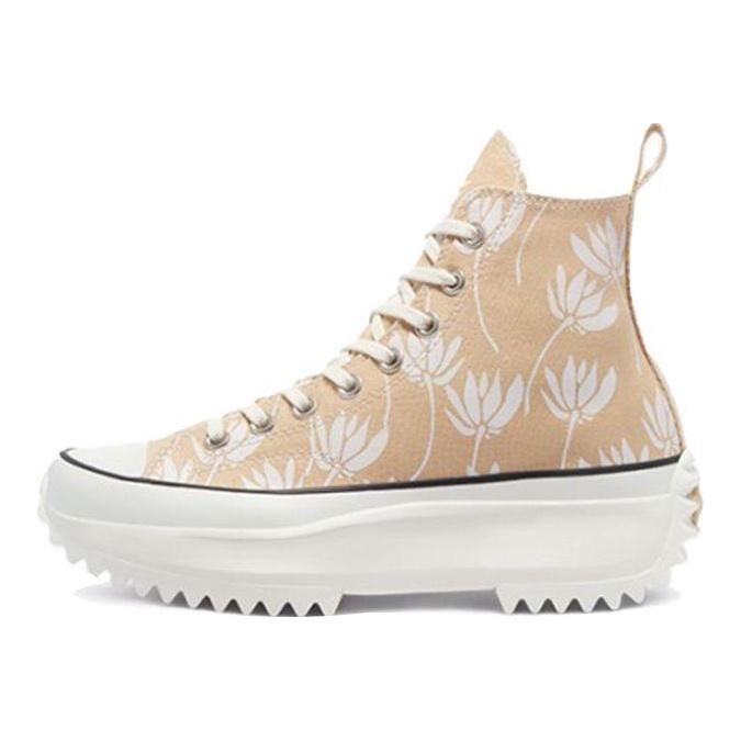 Converse Run Star Hike High Summer Spirit - Sésame Baskets Unisexe Marron Aigrette Noir 171921C