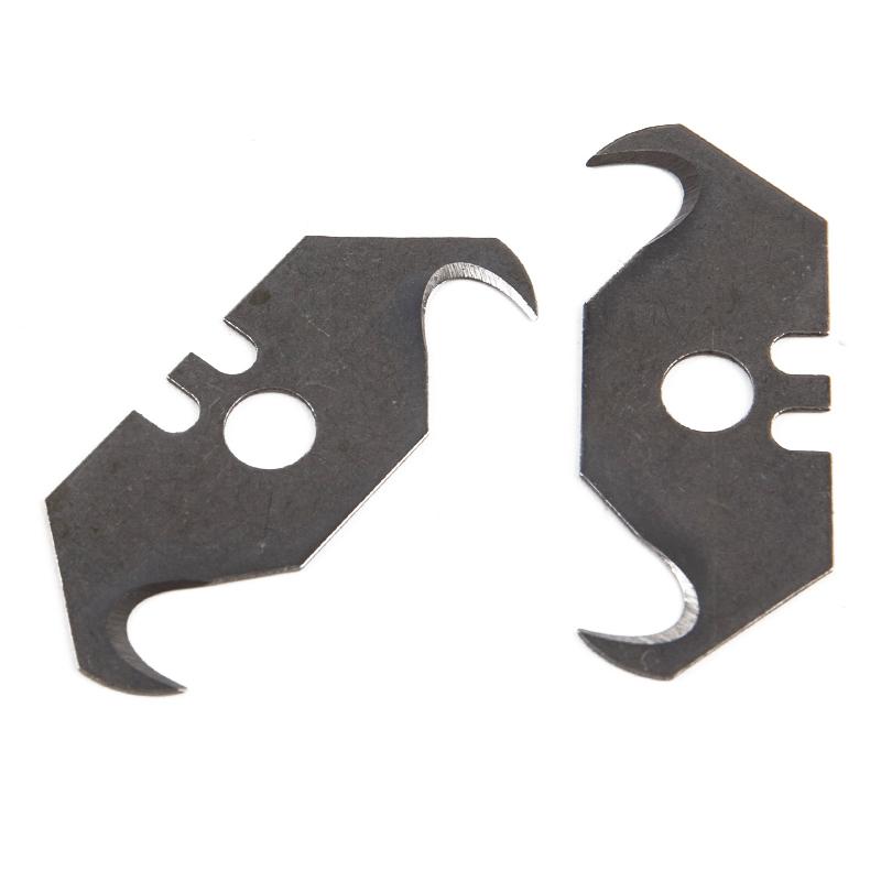 10Pcs Heavy Duty Steel Hook Blades Utility Spare Parts Pocket Pointed Blade Tool