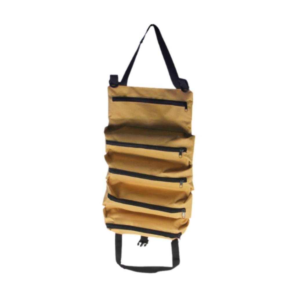 Hardware Tool Bag Large Capacity Multiuse Roll Up Tool Bag for Carpenter Maintenance Workers Builders Installers Electricians