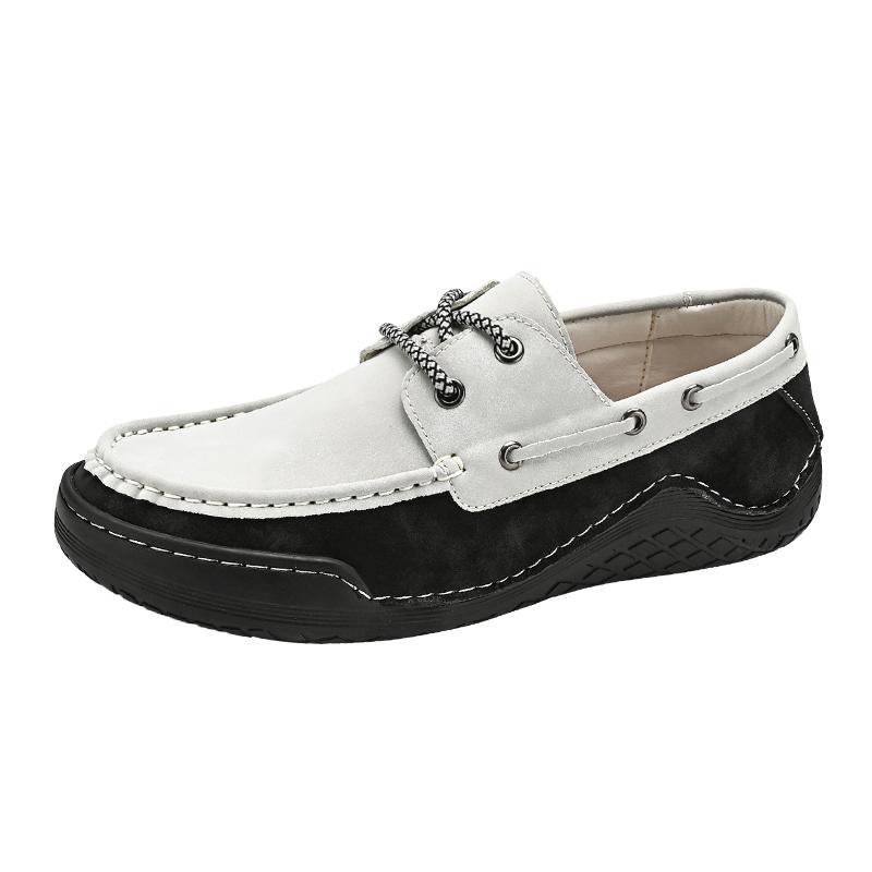 Fashion New Leather Mens Causal Shoes Luxury Brand Loafers Designer High Quality Business Shoes Soft Comfort Walking Sneakers Mocassins
