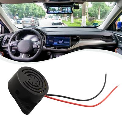 Cicalino elettronico 100dB Elettronica per veicoli 1 pezzo nero