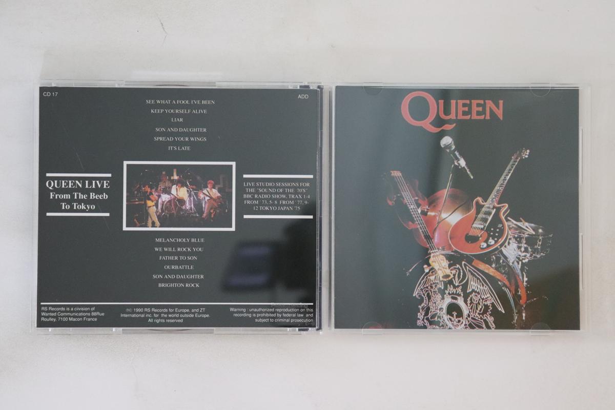 

CD QUEEN - From The Beeb To Tokyo RSCD17 RS RECORDS 1990 Europe Rock Used