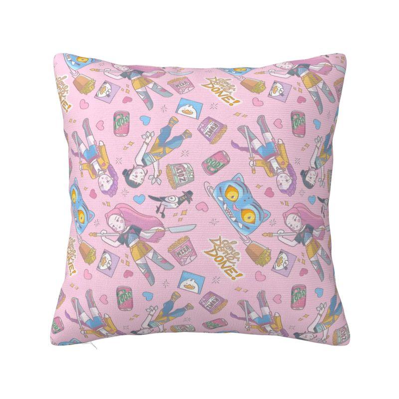 Vlastní povlak na polštář v severském stylu Kpop Hunter Demons 40x40cm Polyester Huntrix Povlak na polštář na pohovku Čtvercový povlak na polštář