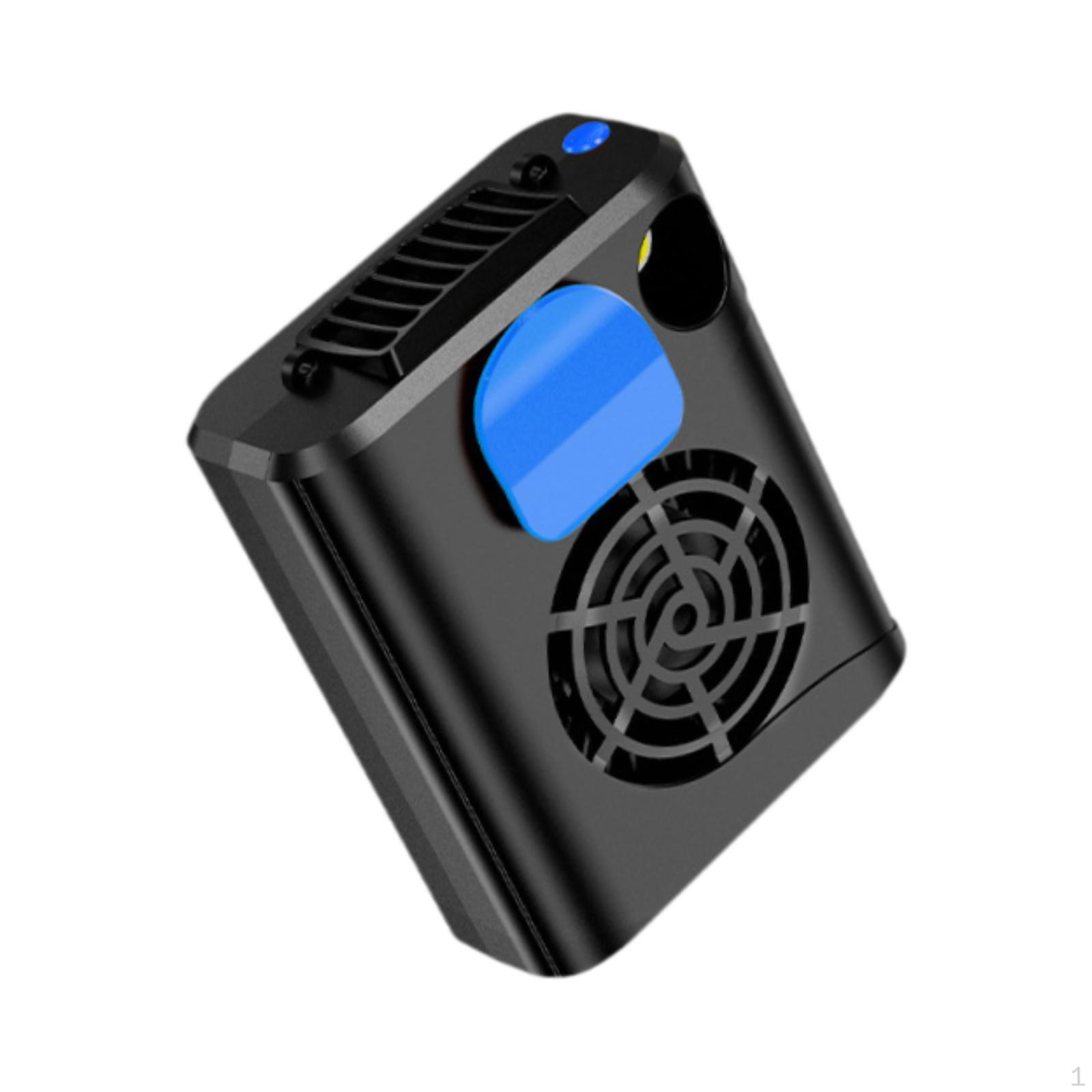 

Персональный поясной вентилятор с 3 регулируемыми скоростями, летний компактный настольный многоцелевой подвесной вентилятор для шеи синий