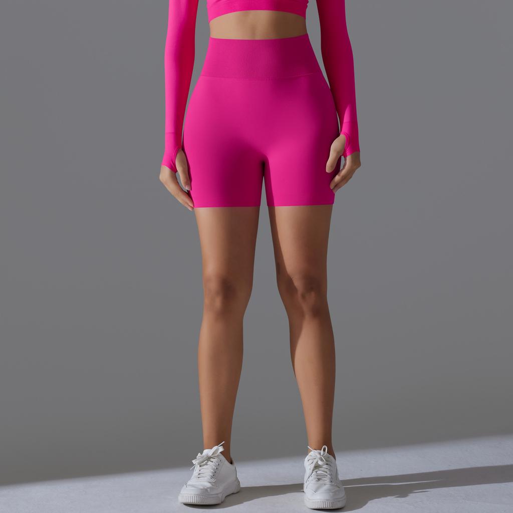 Nessaj Women Bubble Butt Yoga Fitness Shorts Breathable Quick Dry Cycling Shorts High Waist Gym Sport Short Pants