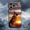 German Shepherd Dog For iPhone 12,14,13,15,8,7,16,11,17,X,Mini,Plus,Pro,XR,SE,XS,Max,Soft Silicone Black Case