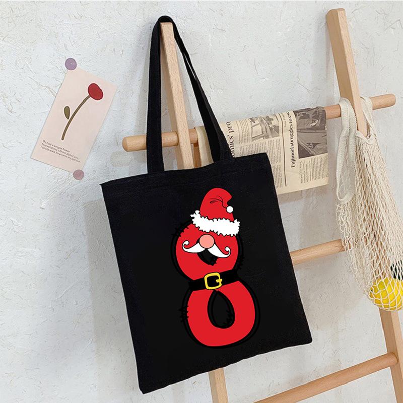 26 Letter Printed Shoulder Bag Commuting To Work Portable Tote Bag