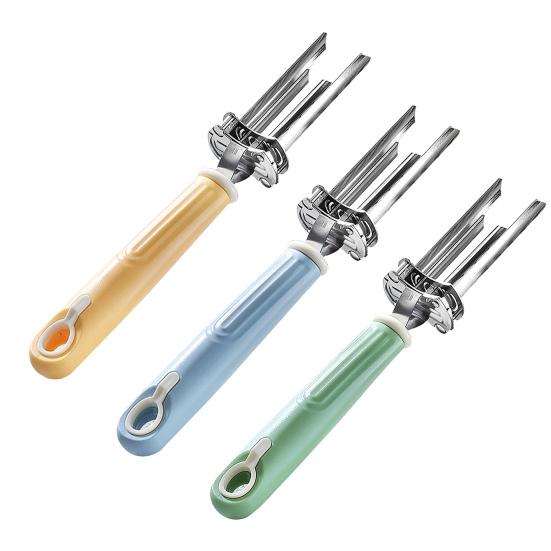Adjustable Fruit And Vegetable Corers Tool Stainless Steel Bell Pepper Cutter Deseeder for Quick Core Removal Kitchen Gadget for Homemade Dishes