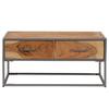 VidaXL Table basse 75 x 75 x 35 cm Bois solide d'acacia