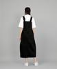 Seinteukeulu Wide Dome Overalls Skirt Wds-611 Black