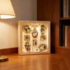 DIY Mini Museum Silhouette Light And Memory Display Silhouette Figurines Custom Box with Box Frame Kit