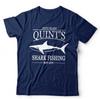 Jaws T Shirt Quint's Shark Fishing Unisex Retro Movie Amity 1975 Film Horror