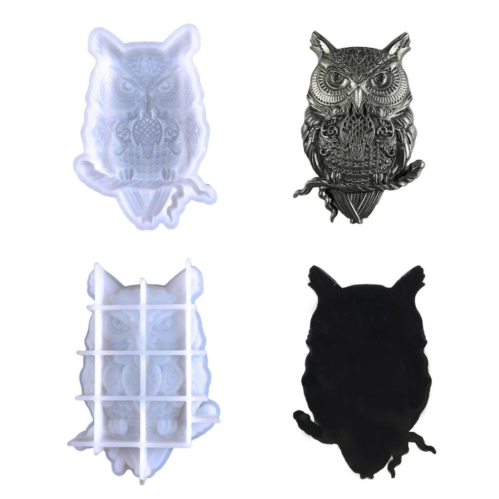 Valentines Flying Eagle Owls Mold DIY Silicone Craft Mold Wall Hanging Decor