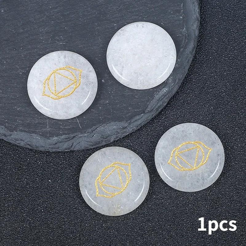 Healing Stone Reiki Chakra Set Crystal Wicca Crystal Stones Kit Polished Pocket Chip Reiki Spiritual Products Meditation Gift