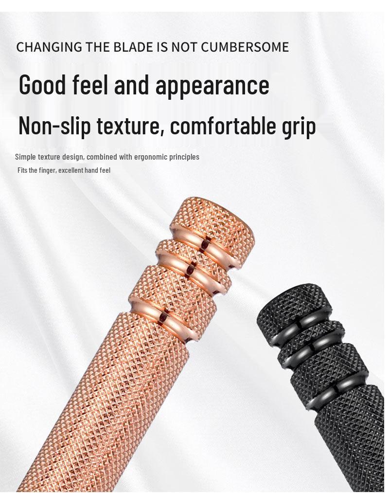 Platinum Double-Sided Safety Razor for Home Shaving