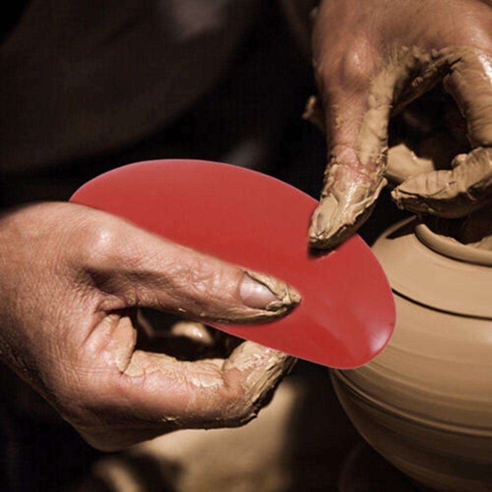 Hand-made Soft Ceramic Clay Trimming Special Tools Red Pottery Clay Scraper Sculpture Shaping Tools