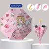 Children's Umbrella, Waterproof Cover for Kindergarten and Primary School Students, Safety Automatic Umbrella, Cute Cartoon for Boys and Girls