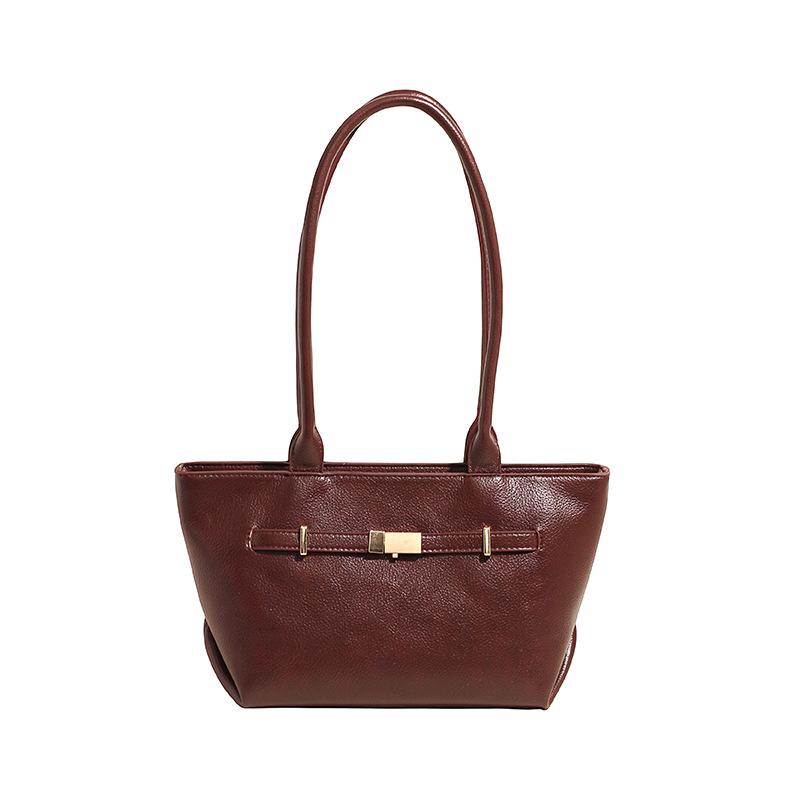 Hand-held Vegetable Basket Bag New Women's Retro Underarm Women's Tote Bag Commuter Fashion Shoulder Bag